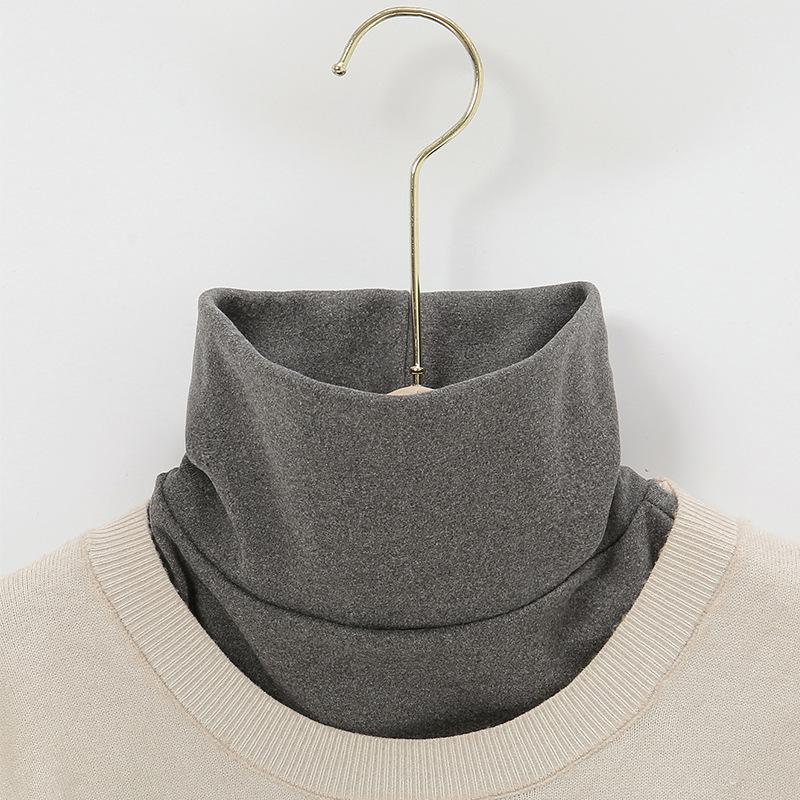 Stylish Turtleneck Fake Collar Elegant Solid Color Soft Warm Dickey Collar Autumn Winter Coldproof Skin Friendly False Collar