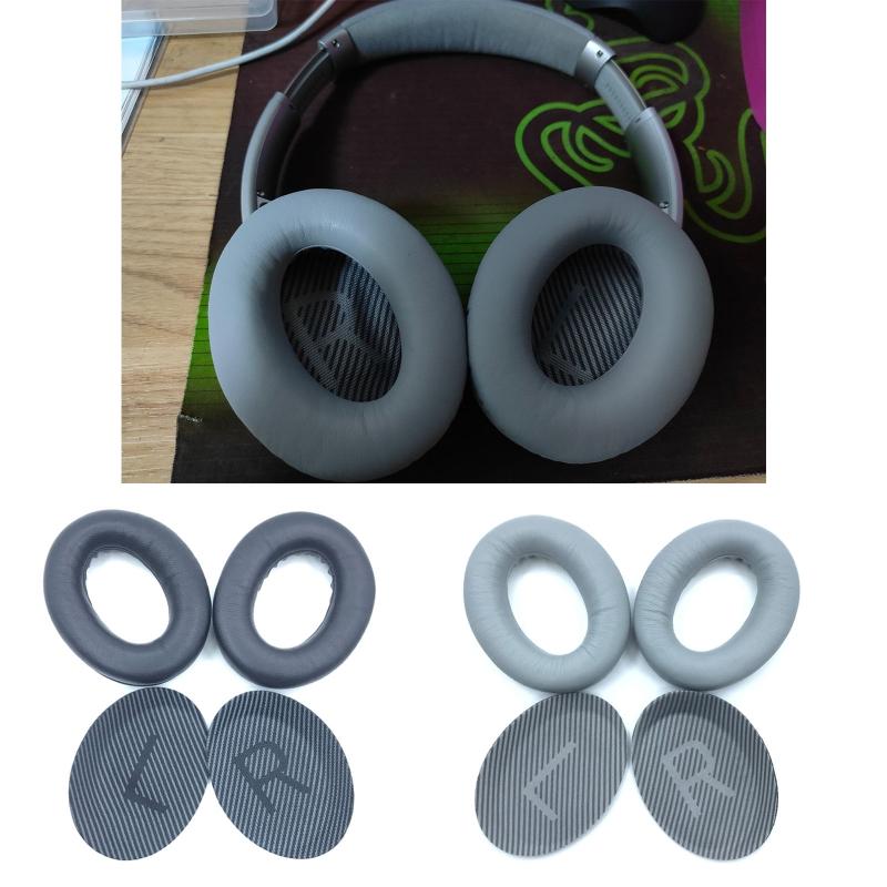 Replacement Lambskin Sponge Ear Pads Earcups for QC35 Headphone Earmuffs Breathable Earpads Headphone Pads