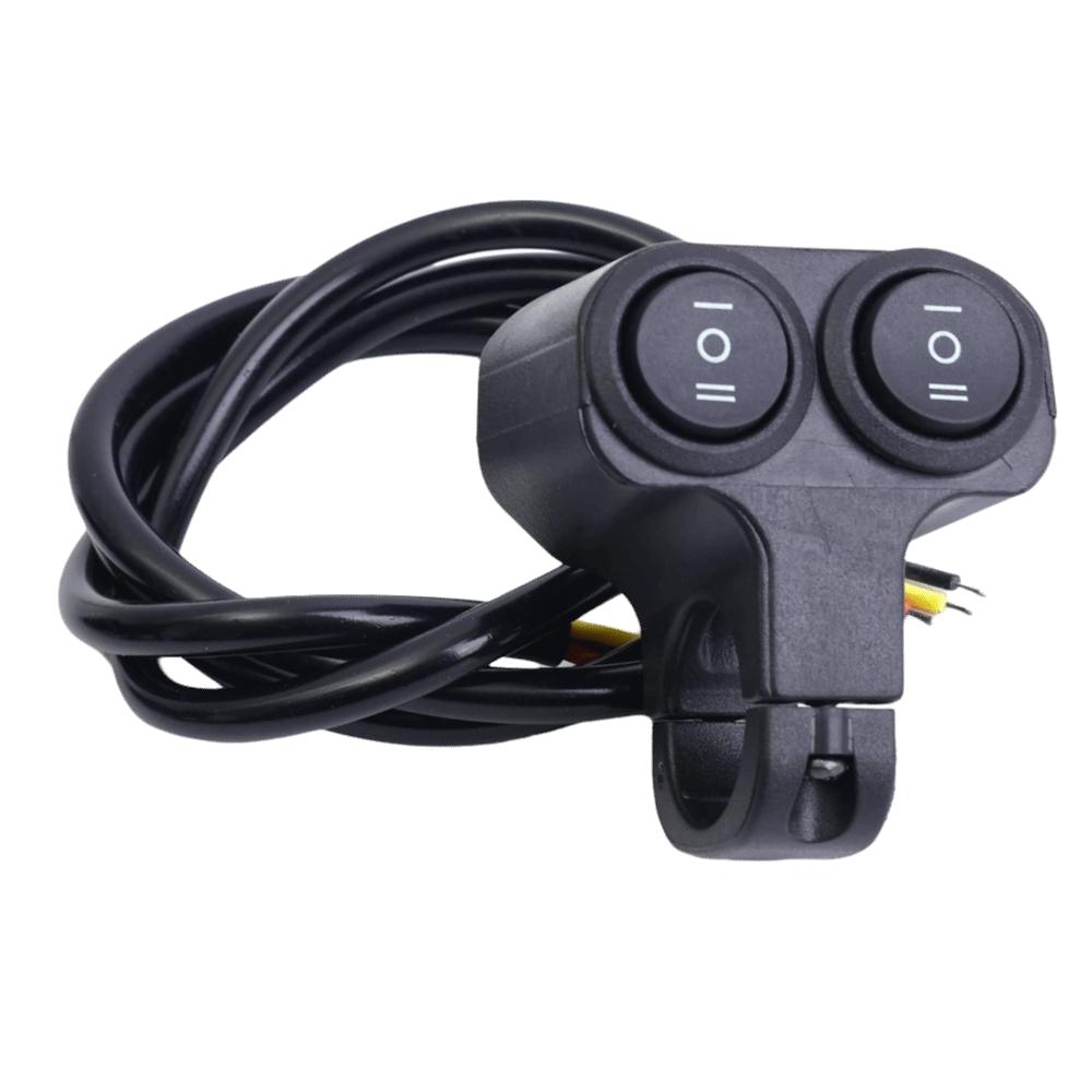 LED Compatible Light Control Button Aluminum Alloy Motorcycle Switch Spotlight Operation