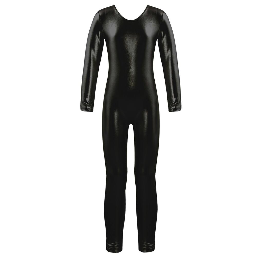 Танцевальный костюм для девочек, купальник с длинными рукавами для балета и гимнастики