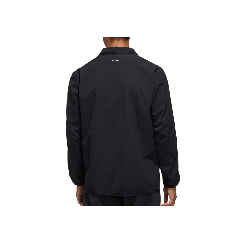 Adidas Striped Colorblock Zip-Up Stand Collar Jacket Men Jackets Black TR30J1-BW