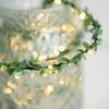 Green Leaves Light LED Copper Wire Lighting Chains AA Battery 2m 5m 10m for Wedding Forest Table Christmas House Party Decorate