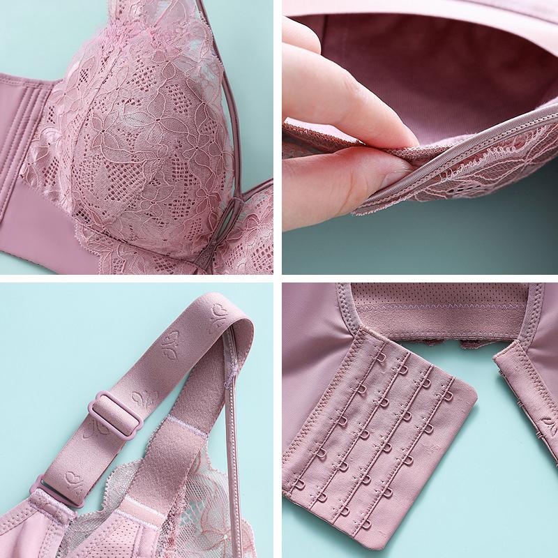 Плюс размер бюстгальтер пуш-ап сексуальное женское белье женские кружевные бюстгальтеры с полным покрытием беспроводной бюстгальтер CDE Cup