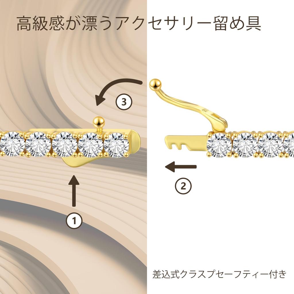 3mm Tennis Bracelet Bracelet S925 Silver Zirconia K14 Gold Plated CZ Diamond Bangles Bracelet Hip Hop Jewelry Bling Unisex Anniversary Birthday