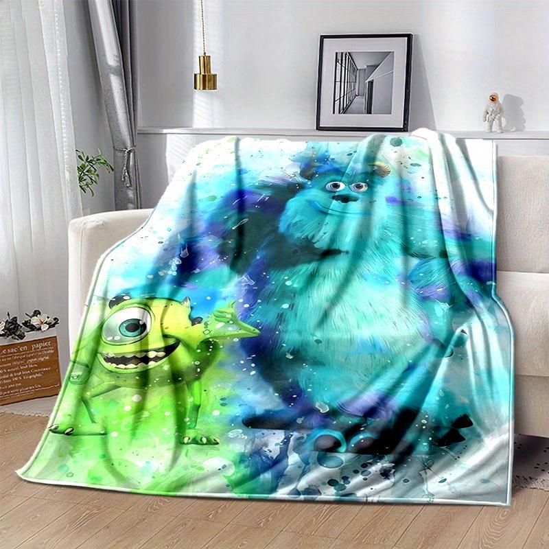 1PC Seasonal Universal Monster Inc. Mike and Sulley Blanket, Home Decoration, Throw Blanket, Warm Fleece Blanket, Soft Flannel Throw Blanket