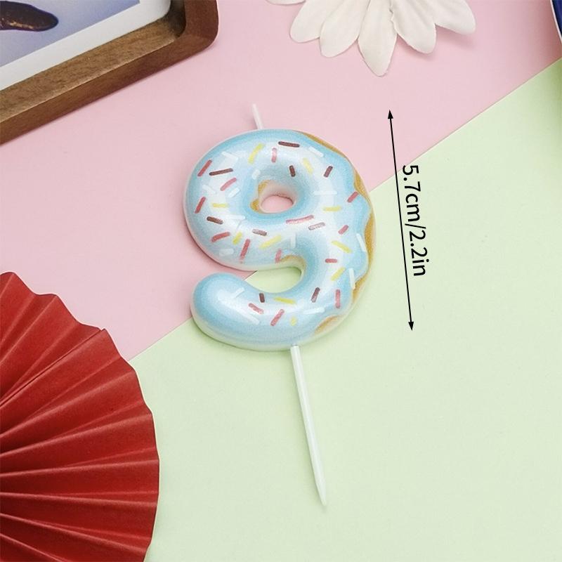 Кавайные Цифровые Свечи Милая Лапка Сверху Торта Милые Топперы для Торта Украшение для Вечеринки по Случаю Дня Рождения Принадлежности для Вечеринки в честь Будущего Малыша