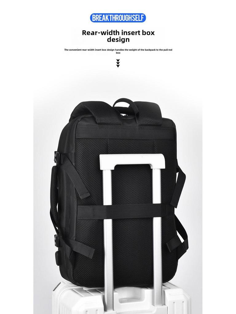 Men's Large-Capacity Waterproof Business & Travel Backpack