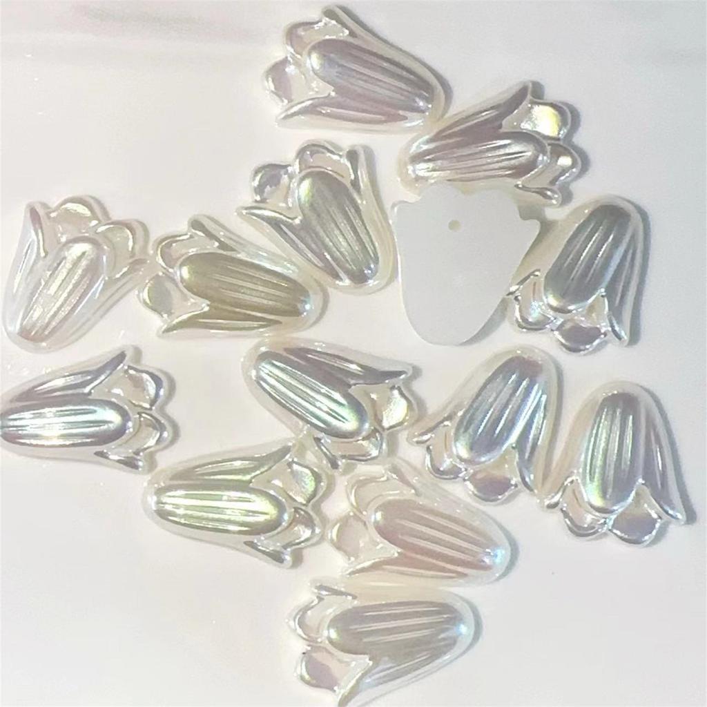 30pcs Imitation Pearl Mabe Half-face Patch Button Clothing Shoes And Boots Accessories Hairpin Jewelry DIY Jewelry Accessories