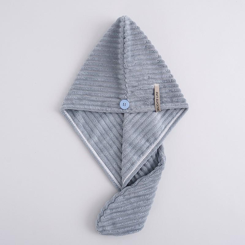 Мягкое впитывающее полотенце для волос из кораллового флиса и симпатичная повязка на голову для душа