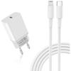Chargeur iPhone 13, USB C 20W Prise De Charge iPhone Avec Câble [Apple MFi Certtified] 2M Type C Vers Lightning, Chargeur Rapi[274]