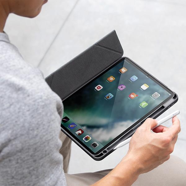 Uniq Etui Moven Ipad Air 13 (2024/2025) Niebieski/Stone Blue