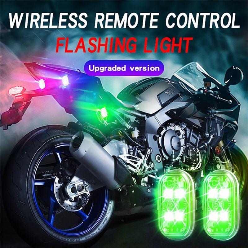 Car Decor Atmosphere Light Anti-Collision LED Warning Light 8 Colors Rechargeable Led Lights