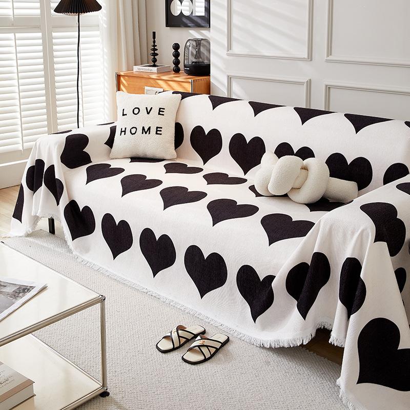 Полотенце для дивана из синели, тканевая подушка для дивана, универсальный универсальный высококачественный чехол на четыре сезона, полное покрытие, универсальный чехол