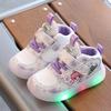 LED Lights Sports Shoes for Girls Children Fashion Kids Soft Casual Shoes