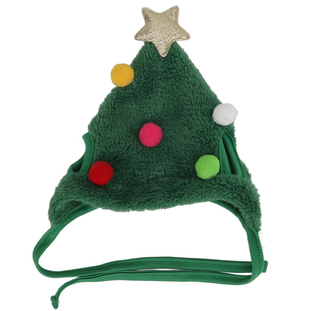 Christmas Pet Hat Colorful Christmas Accessories Pet Adjustable Headwear Cute Dog Cat HeadwearLarge