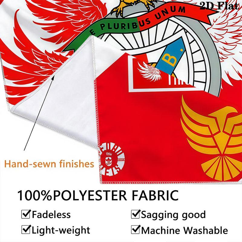 S.L. Benfica logo Wall Hanging Printed Fabric Blanket Decorative Tapestries for Bedroom Living Room Home Decor