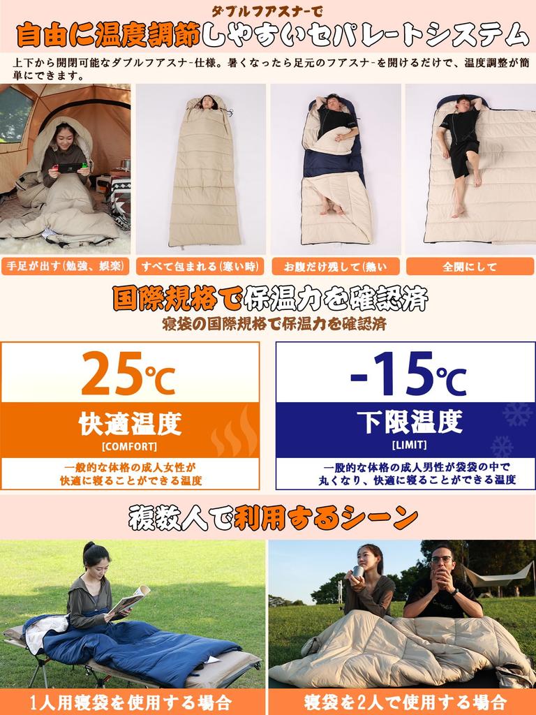 CAMDOOR 30-секундный зимний спальный конверт 320T, устойчивый к разрывам и холоду, полностью спальный в условиях катастрофы в горах в помещении, с мешком для хранения [Искусственный]