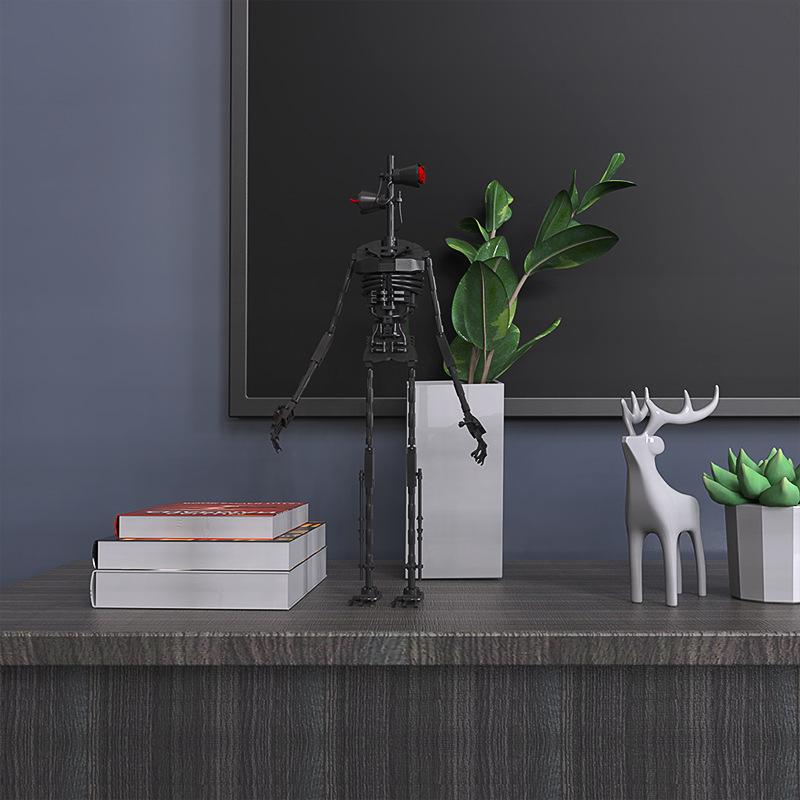 Креативные MOC Сиреноголовый Хоррор Легенда Фигурки Строительные Блоки DIY Модель Кирпичики Игрушки для Детей Блочная Игрушка Подарки для Детей