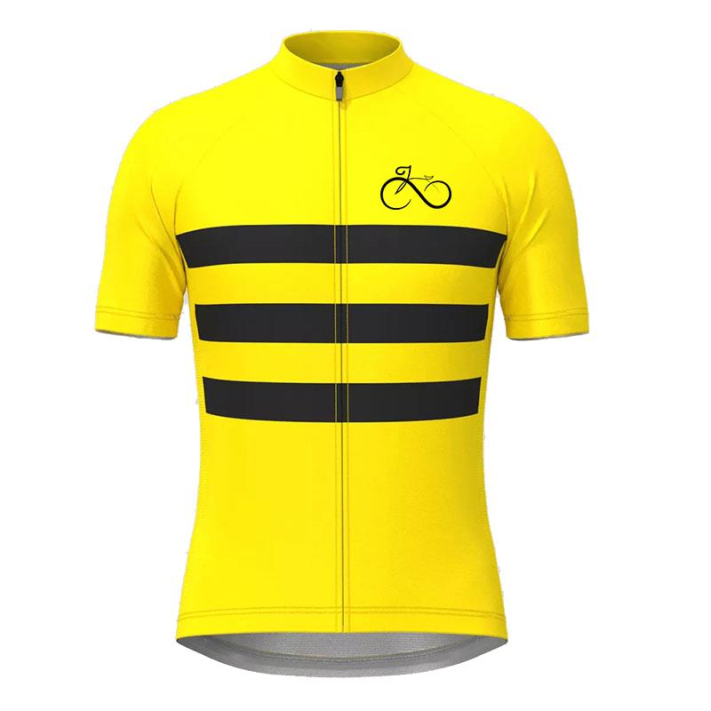 Полосатая веломайка, мужская одежда для велоспорта, летний костюм с коротким рукавом для горного велосипеда, дышащая одежда для шоссейных гонок на велосипеде