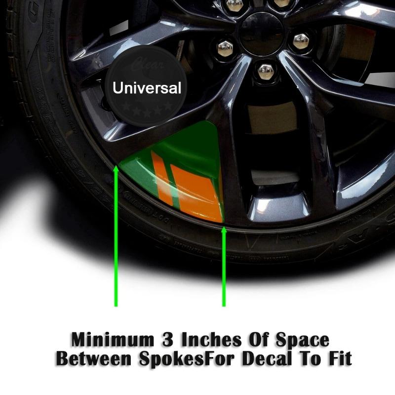 6 шт. светоотражающие наклейки на ступицу колеса, устойчивые покрытия, внешние аксессуары, автомобильные наклейки для декора автомобиля для Dodge Chrysler