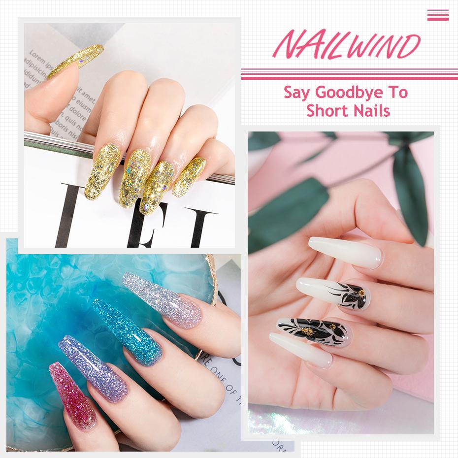 NAILWIND Poly Nail Gel For Nail Extension Finger Quick Building Gel 21 Colors Poly Nail Gels Extensions Acrylic Gel Polish Nail Art