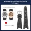 Нейлоновый ремешок Для PATEK PHILIPPE NAUTILUS 5711/5712G 5980 Холст Натуральная кожа Снизу Часовой ремешок Мужской Браслет Аксессуары