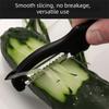 2-in-1 Peeler Soft Grip Handle Stainless Steel Peeler Efficient Fruit Utensils  Food Preparation