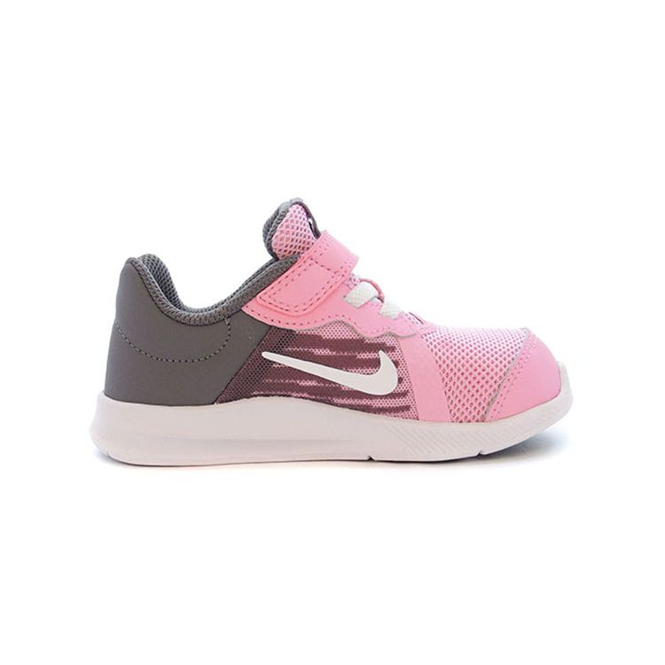 Nike Downshifter 8 Нескользящие Амортизирующие Прочные Низкие Кроссовки для Ходьбы Детская Обувь Розовый Серый 922859-602