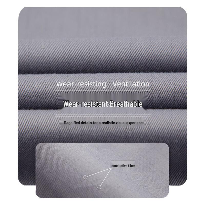 Anti-Static Industrial Protective Long Coat with Hood