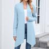 Women's Ladies' Casual Fashion Long-sleeved Knitted Cardigan Long Coat