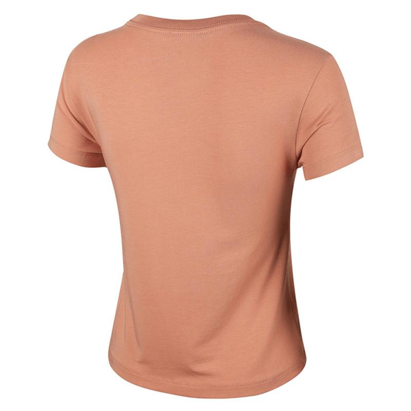 Nike T Shirts Women's Rose Gold Crew Neck Moderate FV5509-688