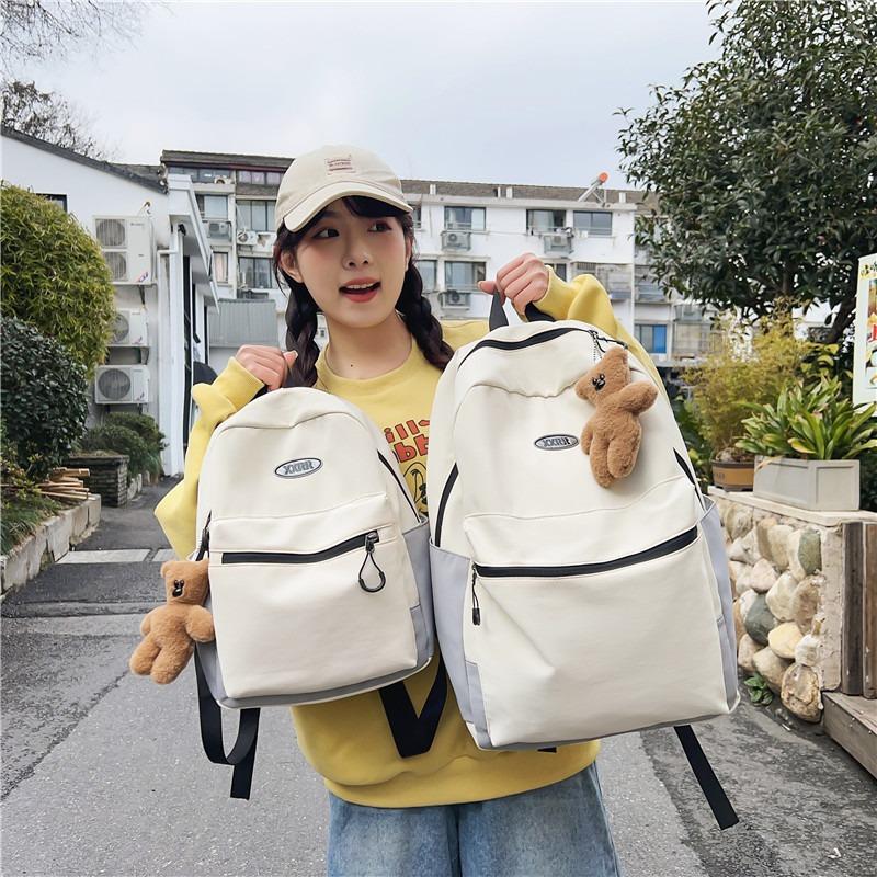 School Bag School Bag Female College Student Versatile Harajuku Simple Backpack Girls Commuting Shopping Small Backpack