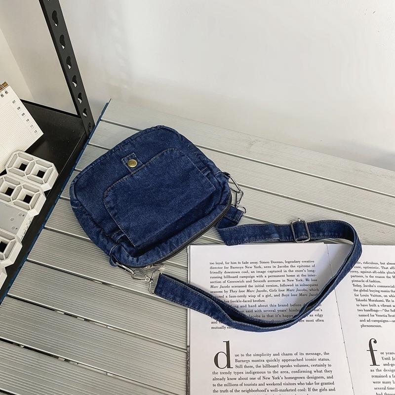Сумка через плечо Джинсовая маленькая сумка Женская сумка через плечо