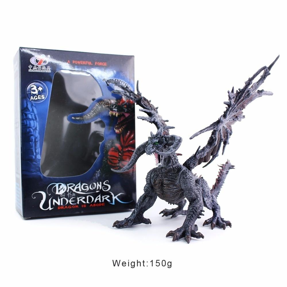 Wiben Dragon Simulation Dinosaur Toy Figure Vinyl Model Plastic Mounting Puzzle Dragon Toys