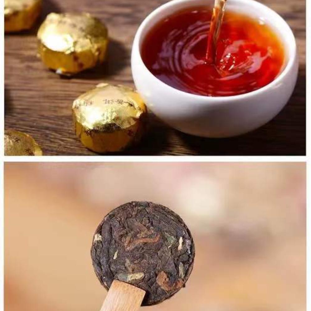 500 г выдержанного клейкого риса премиум-класса ароматный мини-чай пуэр сяоцзиньто