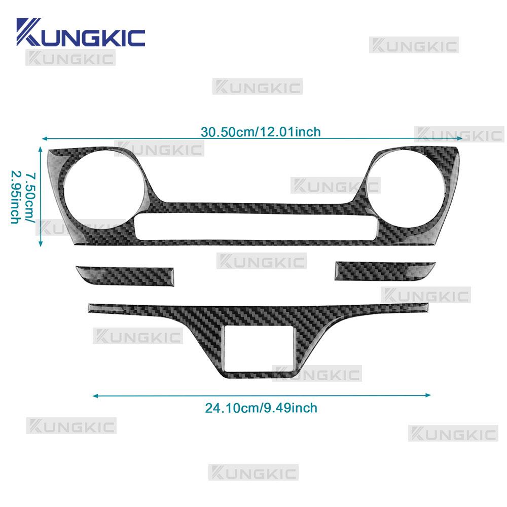 Наклейка на панель центральной консоли кондиционера из углеродного волокна для Hyundai Tucson 2015-2020 Аксессуары для интерьера