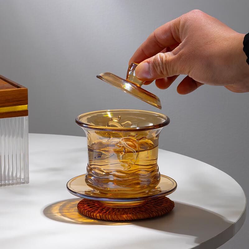 Fish-in-Water Glass Teaware Set