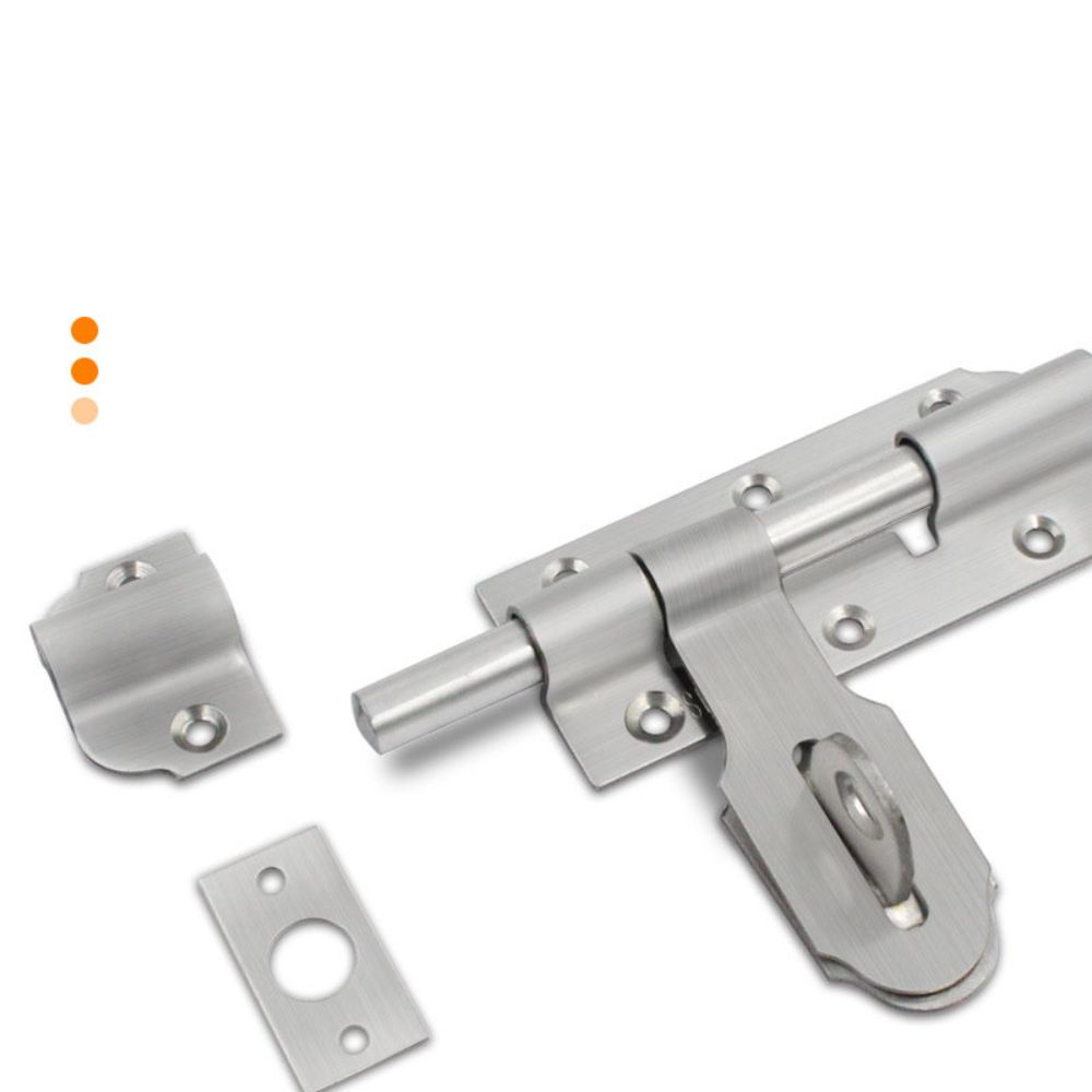 Weatherproof Gate Latch Multi-functional Door Lock Heavy Duty Slide Barrel Bolt  Wooden Fence