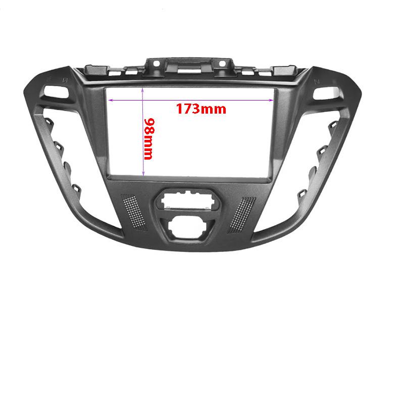 2Din Car Radio Fascia For Ford Transit Custom 2013-2020 DVD Stereo Frame Panel Mounting Dash Installation Bezel Trim Kit