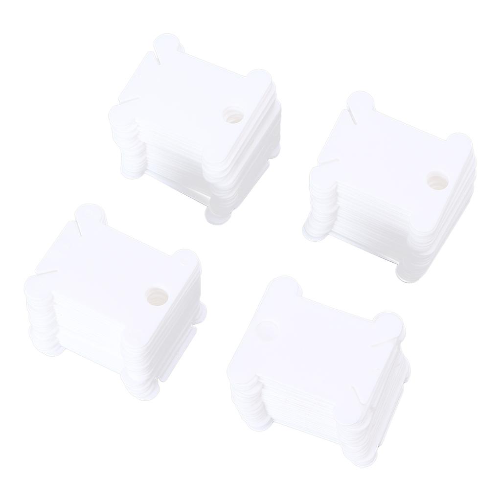 300Pcs Plastic Floss Bobbin Sorting Storage Function Anti Rust Beautiful Practical DIY Sewing Thread Storage for Sewing