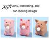 Pig Stress Reliever Bubble Blowing Squeeze Toy Relief Cartoon Sensory Soft Stretchy Animal Shape Home Office Desk Reusable Ball