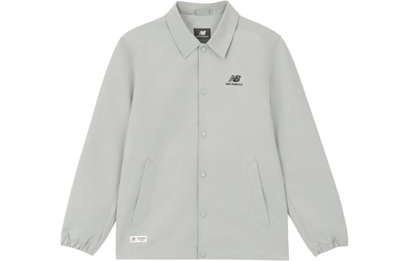 New Balance Куртки Унисекс Серый Лацкан Умеренный Другое 5AD38111-GR
