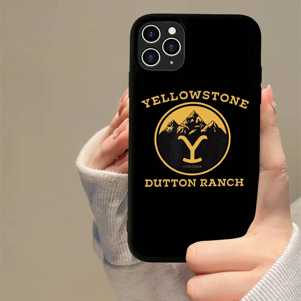 Popular Y-Yellowstone D-Dutton R-Ranch Phone Case For iPhone 16 Pro Max 15 14 Plus 14 13 12 11 17 PC+TPU Cases Back Cover