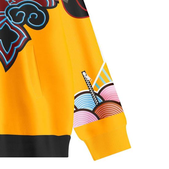 Куртка для косплея Охотника на демонов для подростков, бейсбольная куртка на молнии, куртка-бомбер с принтом, осенне-зимний костюм для ролевых игр, повседневной носки