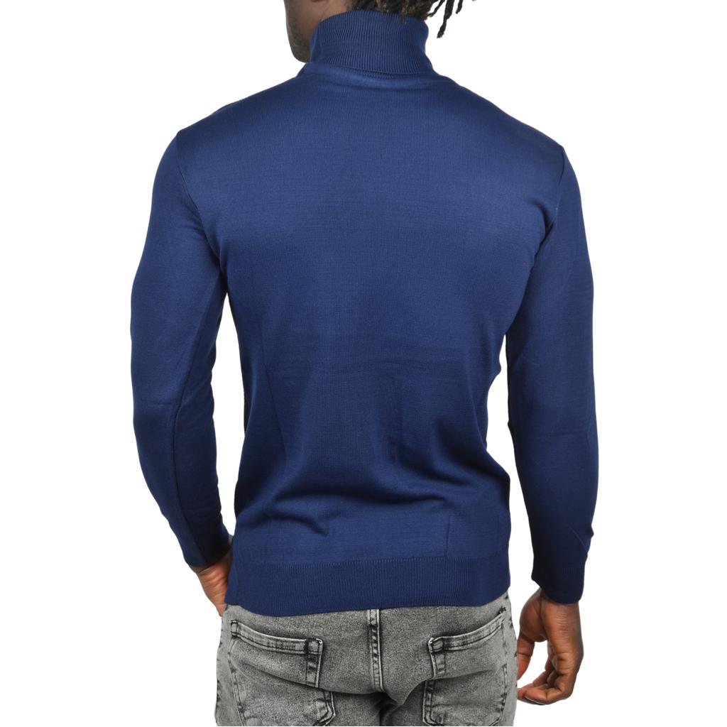 DeepSEA Slim Fit Diamond Patterned Full Turtleneck Knitwear Водолазка свитер 2505507