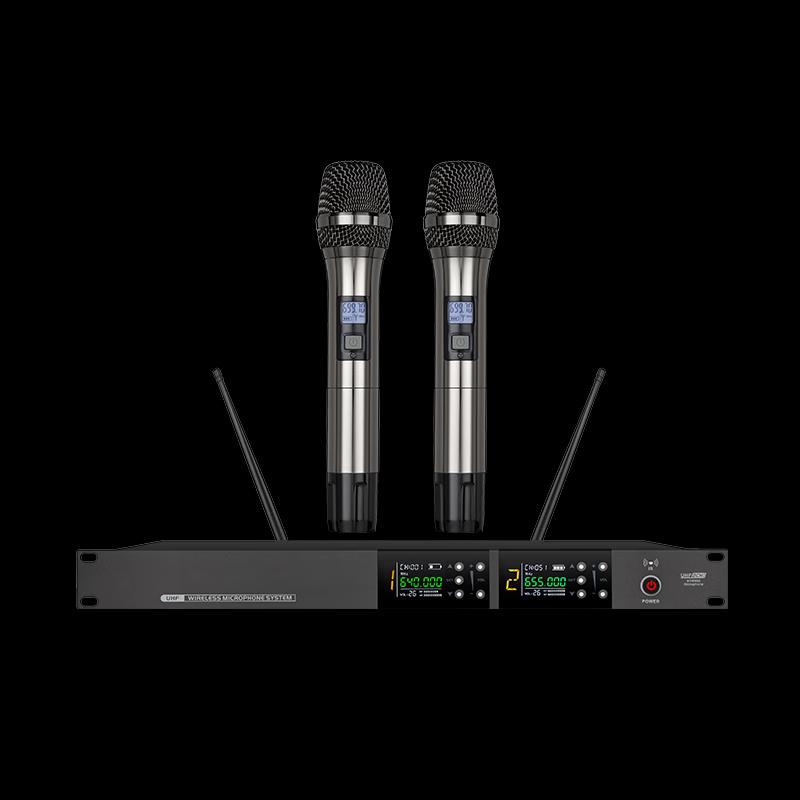 DAIPU Беспроводная профессиональная система микрофонов для конференций UHF (Китайская версия)