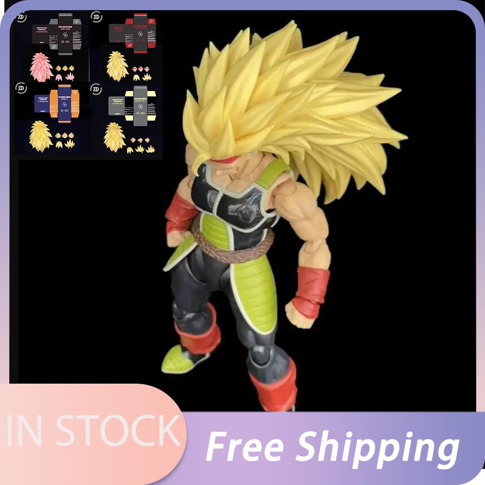 Новый Zd Studio Dragon Ball Shf Супер Сайя Ssj3 Веджито Бардок Сон Гоку Гоку Блэк Гогета Набор аксессуаров для головы Игрушка-подарок на день рождения