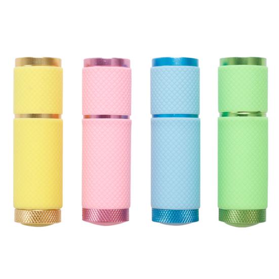 Nail Flashlight High Efficient Quick Drying Compact LED Gel Curing Small UV Currency Detector Lamp for Female