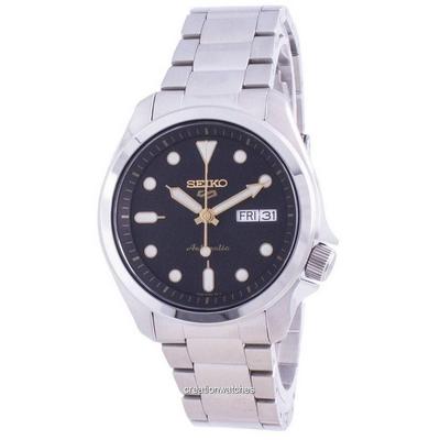 Восстановленные мужские часы Seiko 5 Sports с черным циферблатом, автоматические, SRPE57 SRPE57K1 SRPE57K 100M