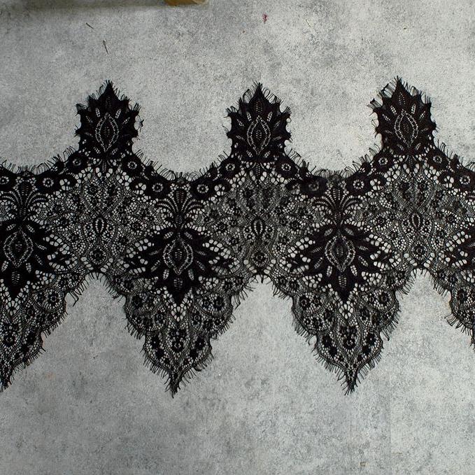 3 метра кружевная отделка ресниц, волнистая кромка, утолщенные ресницы, кружевная отделка, сделай сам, нижнее белье, жилет, вуаль, одежда, кружевная ткань